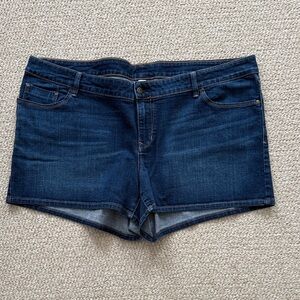 Old Navy Dark Wash Plus Size Jean Shorts